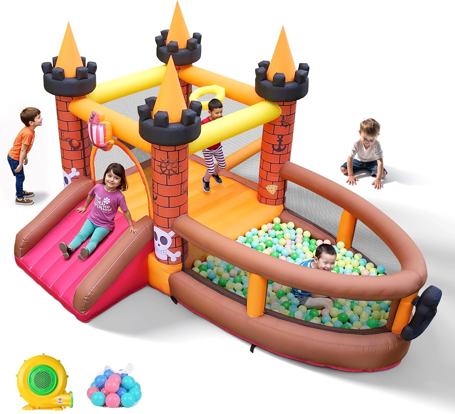 Inflatable Bounce House for Ki - огляд і ціна Kids Outdoor Jumping Castle