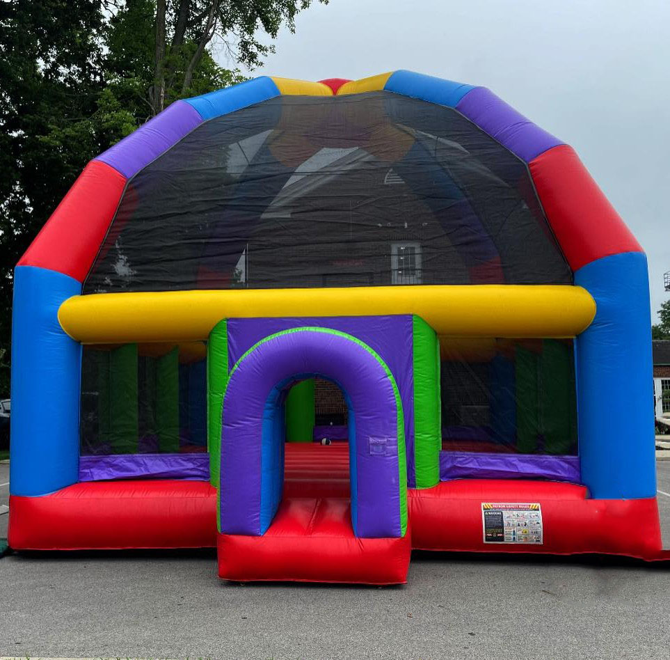Big Jumping Castle Inflatable  - огляд і ціна Kids Outdoor Jumping Castle