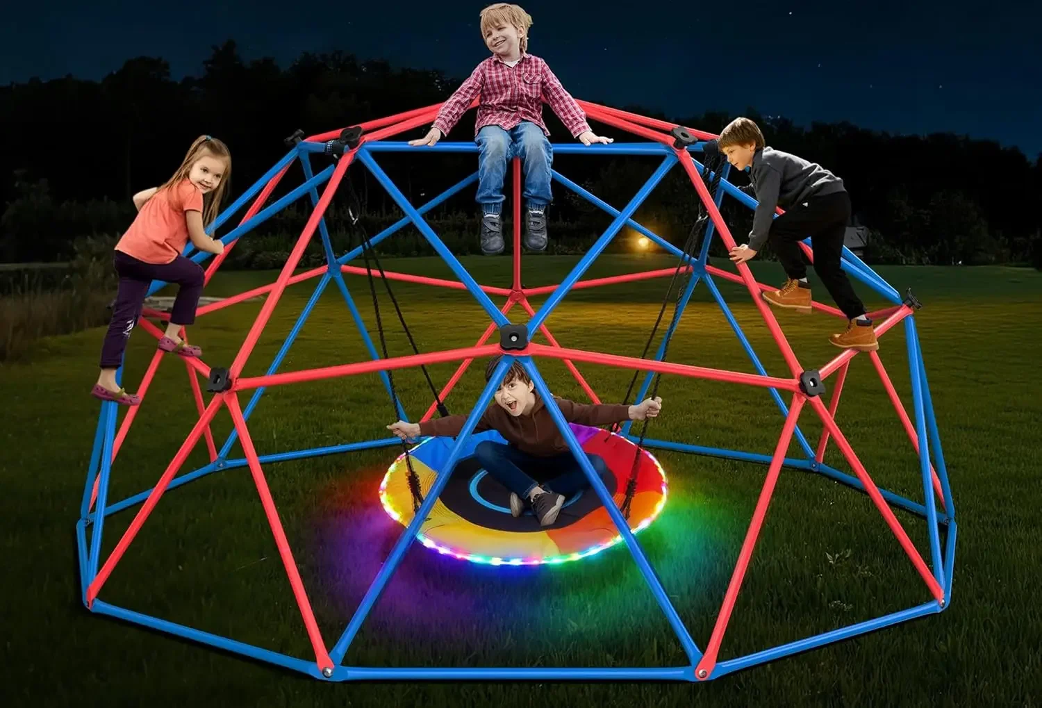 Hapfan Climbing Dome Swing Set - огляд і ціна Kids Outdoor Climbing Dome