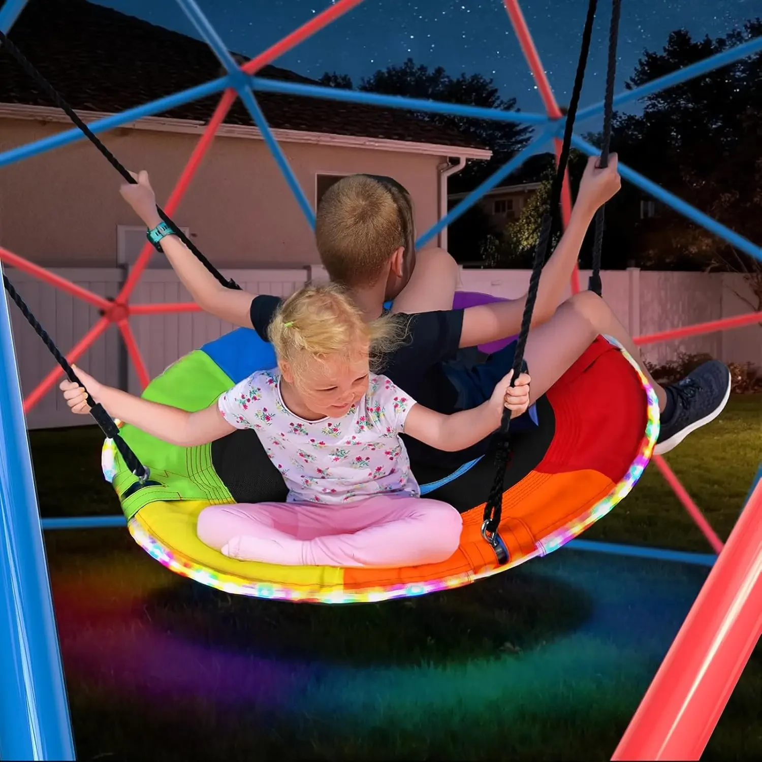 Hapfan Climbing Dome Swing Set - огляд і ціна Kids Outdoor Climbing Dome