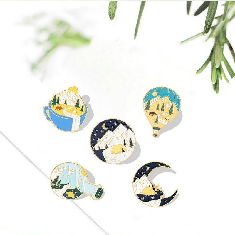 Camping Adventure Enamel Pins  - огляд і ціна Kids Outdoor Gifts