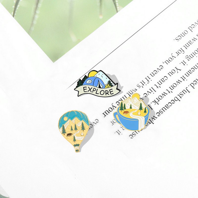 Camping Adventure Enamel Pins  - огляд і ціна Kids Outdoor Gifts