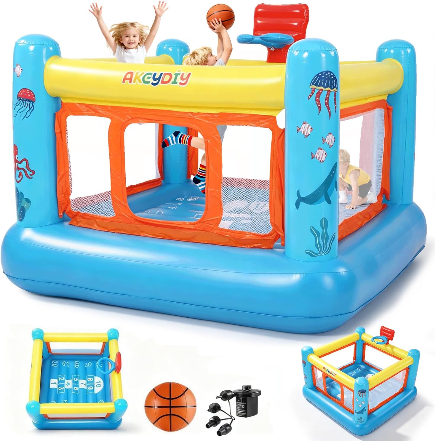 Bounce House, PVC Inflatable B - огляд і ціна Kids Outdoor Jumping Castle