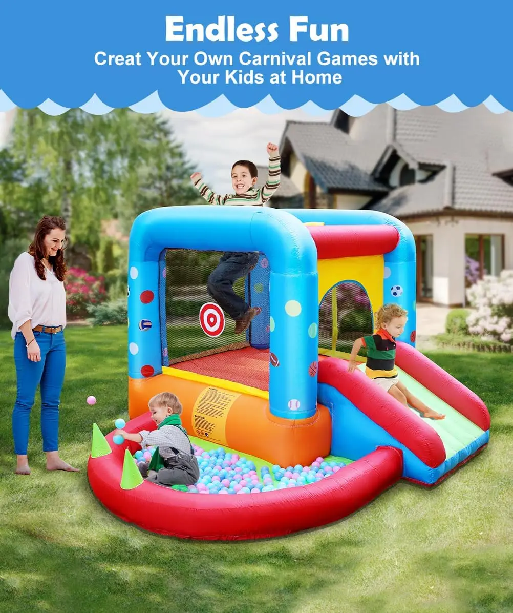 Step4Fun Inflatable Bounce Hou - огляд і ціна Kids Outdoor Jumping Castle
