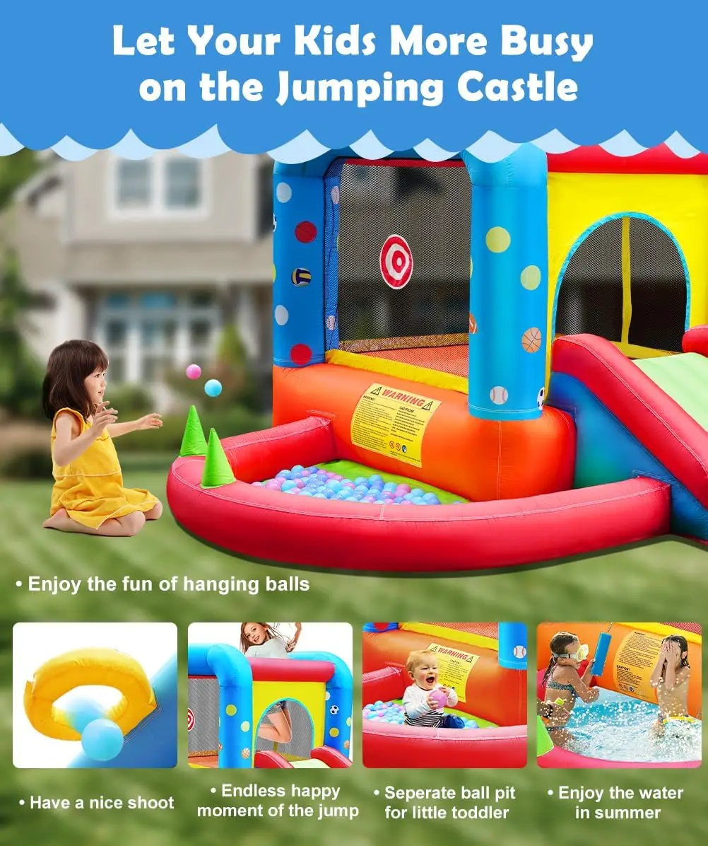 Step4Fun Inflatable Bounce Hou - огляд і ціна Kids Outdoor Jumping Castle
