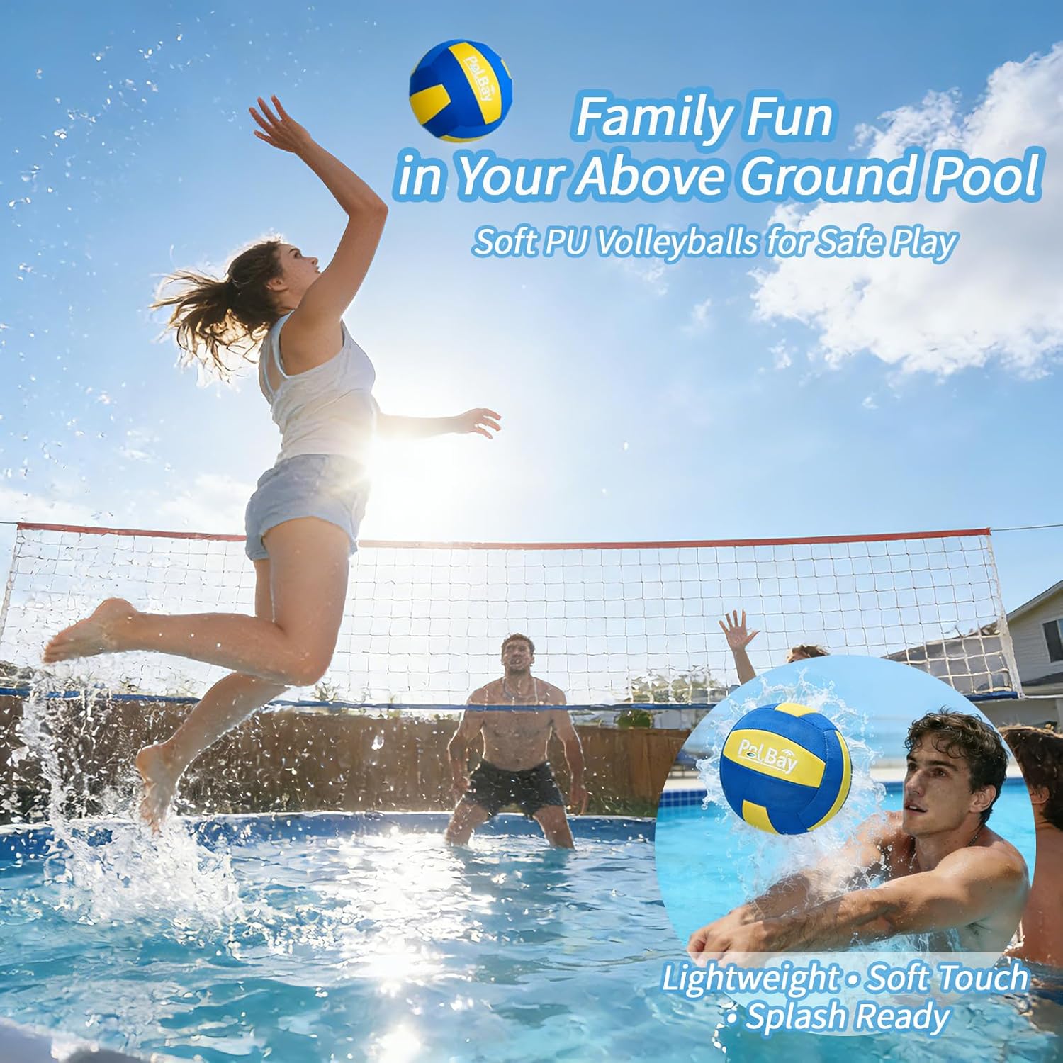 Adjustable Pool Volleyball Net - огляд і ціна Kids Outdoor Volleyball Net