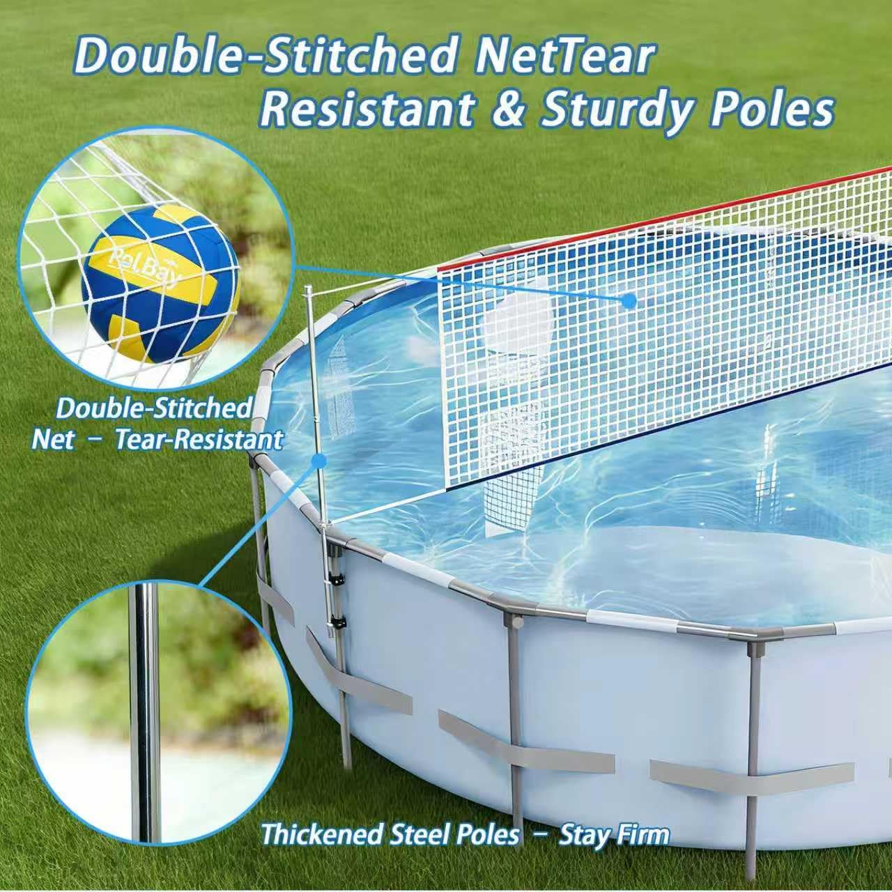 Adjustable Pool Volleyball Net - огляд і ціна Kids Outdoor Volleyball Net