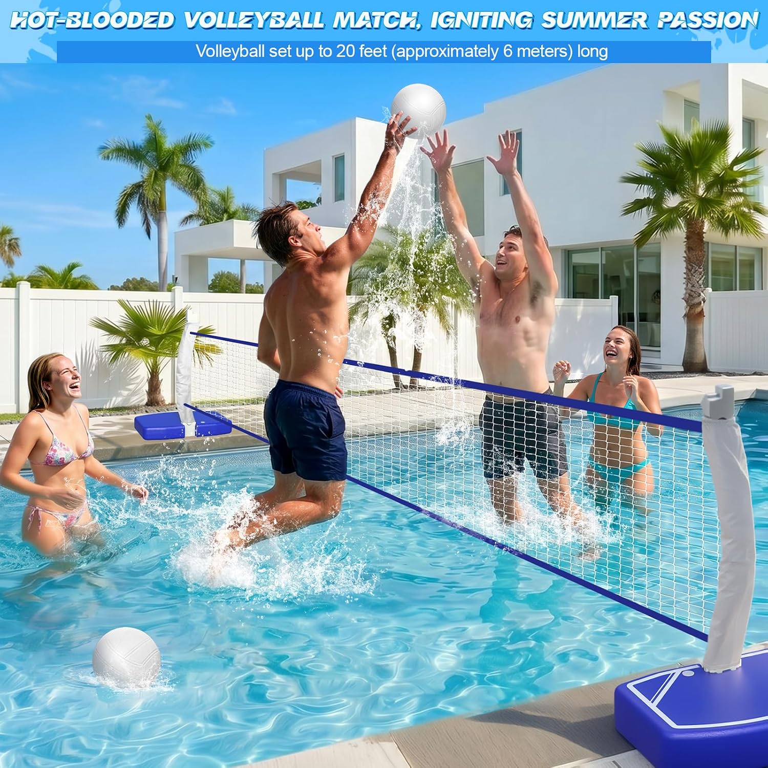 2-in-1 Pool Basketball Hoop an - огляд і ціна Kids Outdoor Volleyball Net