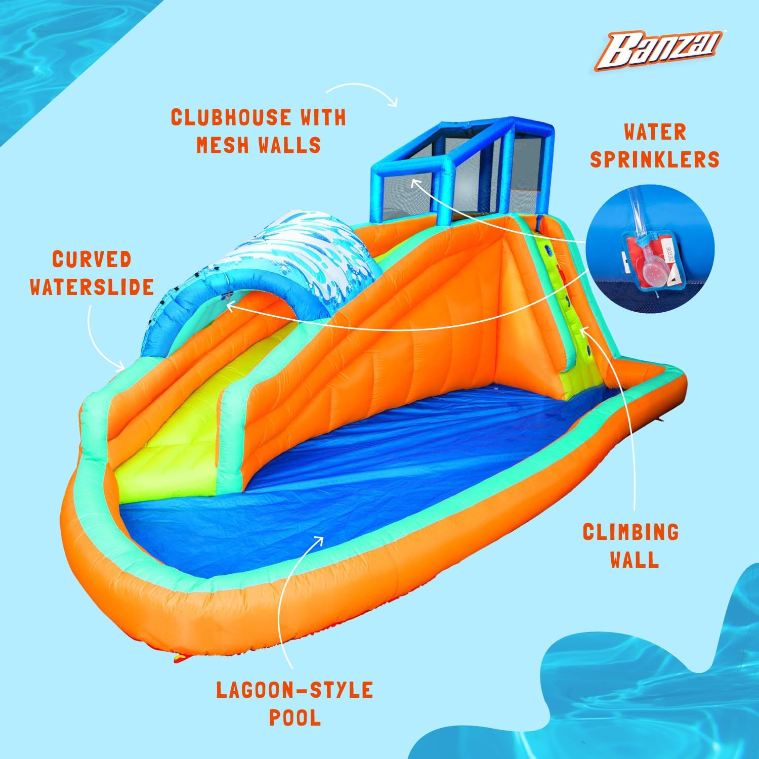 Large Outdoor Inflatable Water - огляд і ціна Kids Outdoor Tunnel