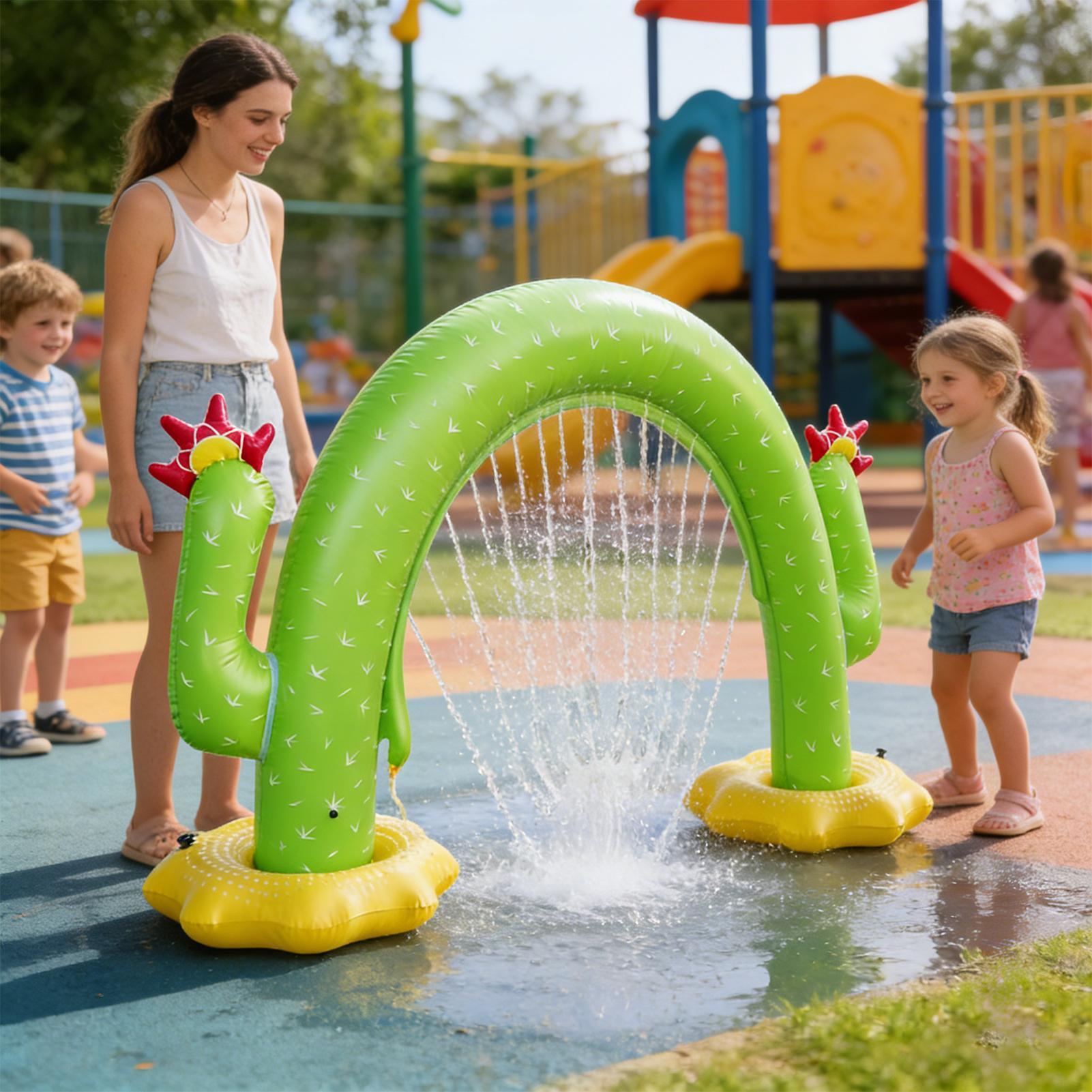 Inflatable Cactus Sprinkler fo - огляд і ціна Kids Outdoor Tunnel