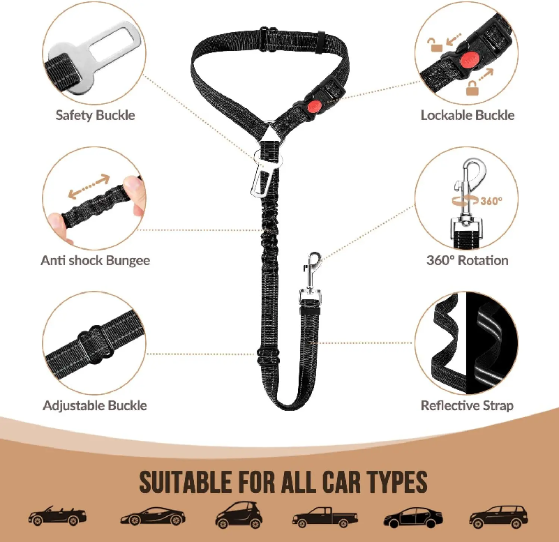 Dog Seat Belt for Car,Dog Car  - огляд і ціна Swing Seat Belt