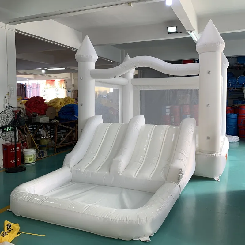 Giant White Inflatable Bounce  - огляд і ціна Kids Outdoor Jumping Castle