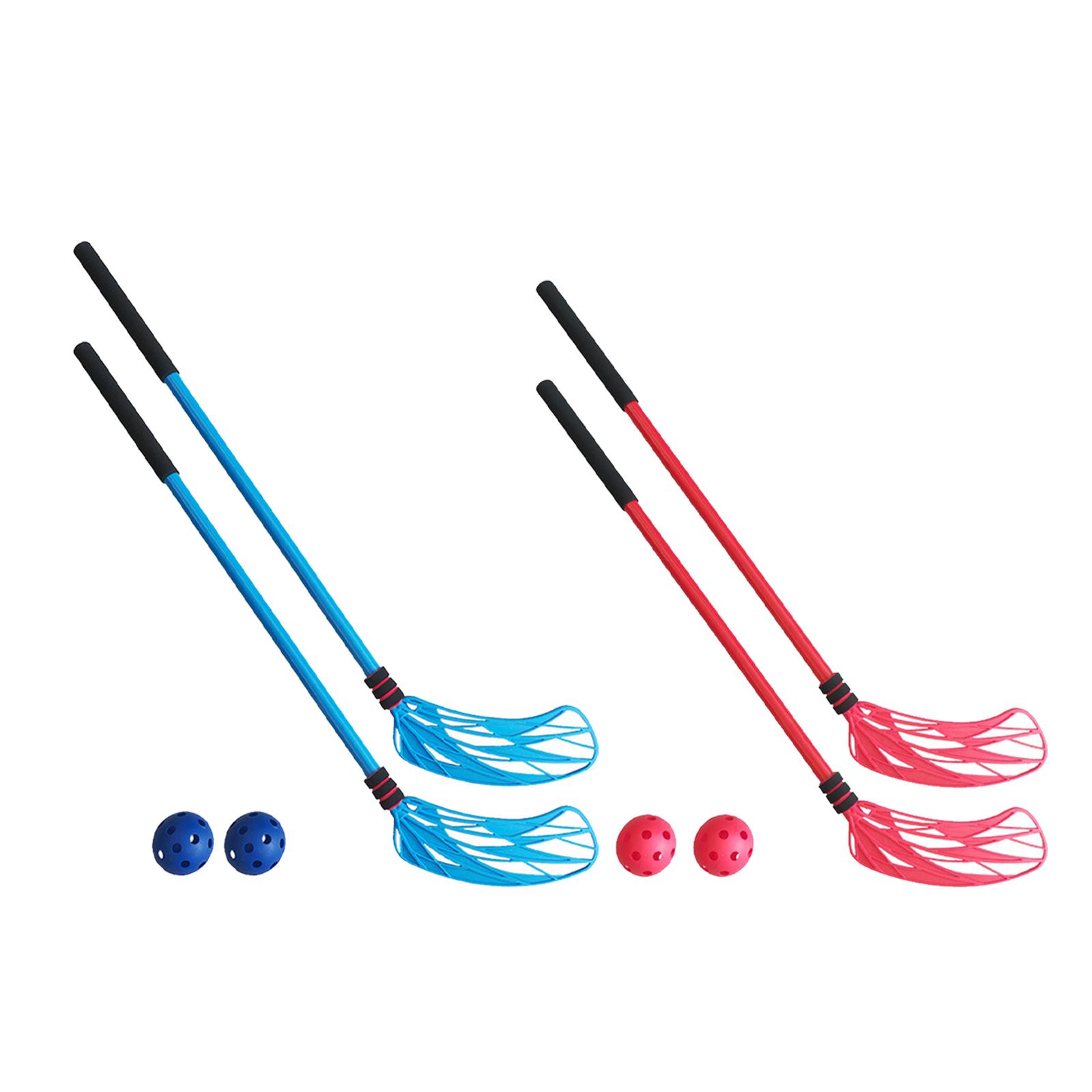 2x Floor Hockey Stick Set Pres - огляд і ціна Kids Outdoor Hockey Sticks
