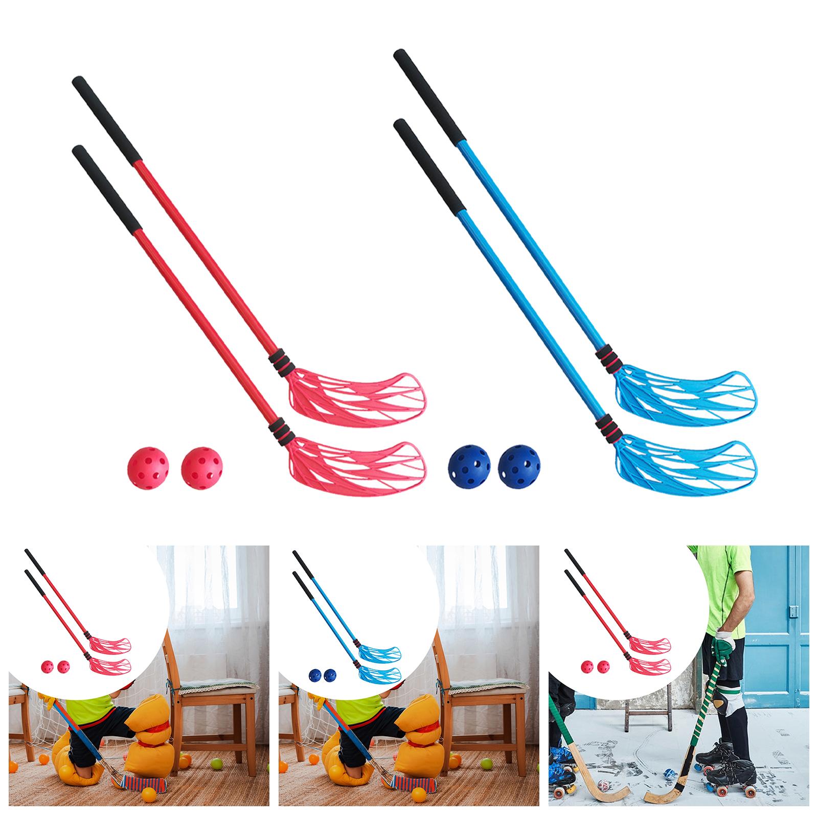 2x Floor Hockey Stick Set Pres - огляд і ціна Kids Outdoor Hockey Sticks